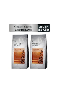 Coffee More Golden Crema Çekirdek Kahve 250 Gr X 2 Adet Coffee More Golden Crema Çekirdek Kahve 250 Gr X 2 Adet