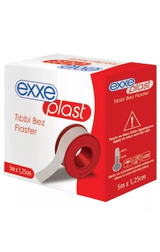 Exxe Plast Tıb Bi Bez Flaster 5 M X 1,25 Cm Exxe Plast Tıb Bi Bez Flaster 5 M X 1,25 Cm