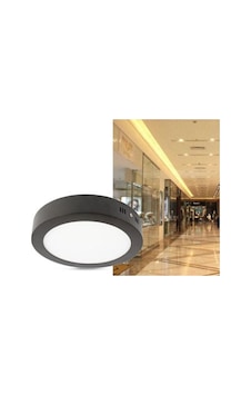 Ct-5235 Siyah Kasa Sıva Üstü Led Armatür 18w - Beyaz Işık Diğer Ct-5235 Siyah Kasa Sıva Üstü Led Armatür 18w - Beyaz Işık Diğer