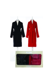 Özdilek Colourist Aile Bornoz Seti Siyah & Kırmızı M/l Siyah - Kırmızı Özdilek Colourist Aile Bornoz Seti Siyah & Kırmızı M/l Siyah - Kırmızı