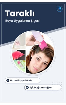 Taraklı Saç Boyama Aparatı Hazneli Bakım Yağı Uygulama Şişesi Kul çok renkli Taraklı Saç Boyama Aparatı Hazneli Bakım Yağı Uygulama Şişesi Kul çok renkli