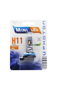 Photon Mini H8 H9 H11 H16 Amber Turuncu Compact Led 12-24v Tekli Blister