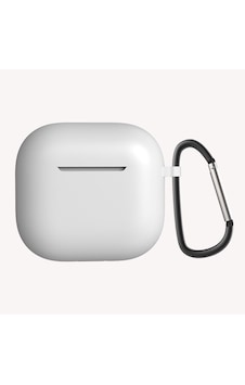 Apple Uyumlu AirPods 4 Zore Standart Silikon Kılıf-beyaz Apple Uyumlu AirPods 4 Zore Standart Silikon Kılıf-beyaz