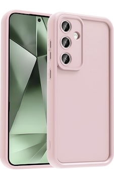 Galaxy S24 Fe Kılıf Kamera Korumalı Zore Ananas Kapak Pembe