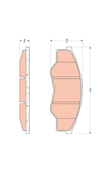 Toyota Hilux Vıgo Ön Fren Balatası 2006-2015 Toyota Hilux Vıgo Ön Fren Balatası 2006-2015