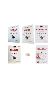 Limit Tyt Türkçe Tarih Coğrafya Felsefe Ve Paragraf Soru Bankası 5li Set + Telefon Standı Limit Tyt Türkçe Tarih Coğrafya Felsefe Ve Paragraf Soru Bankası 5li Set + Telefon Standı