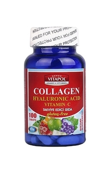 Vitapol Collagen Hyaluronic Acid Vitamin C 100 Tablet Vitapol Collagen Hyaluronic Acid Vitamin C 100 Tablet