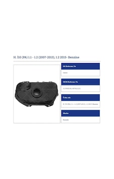 Benzin Deposu Hyundai İ10 Pa 1.1 - 1.2 2007-2013. 1.2 2015- Benzine
