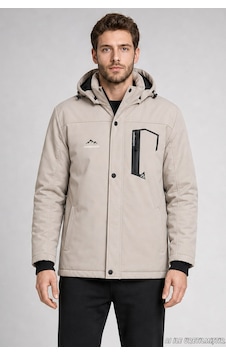 Freemen Erkek Kapüşonlu İçi Kürklü Su Ve Rüzgar Geçirmez Outdoor Softshell Mont-414 Taş Freemen Erkek Kapüşonlu İçi Kürklü Su Ve Rüzgar Geçirmez Outdoor Softshell Mont-414 Taş