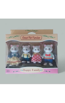 Happy Family Kedi Ailesi 4'lü Figür Seti Happy Family Kedi Ailesi 4'lü Figür Seti