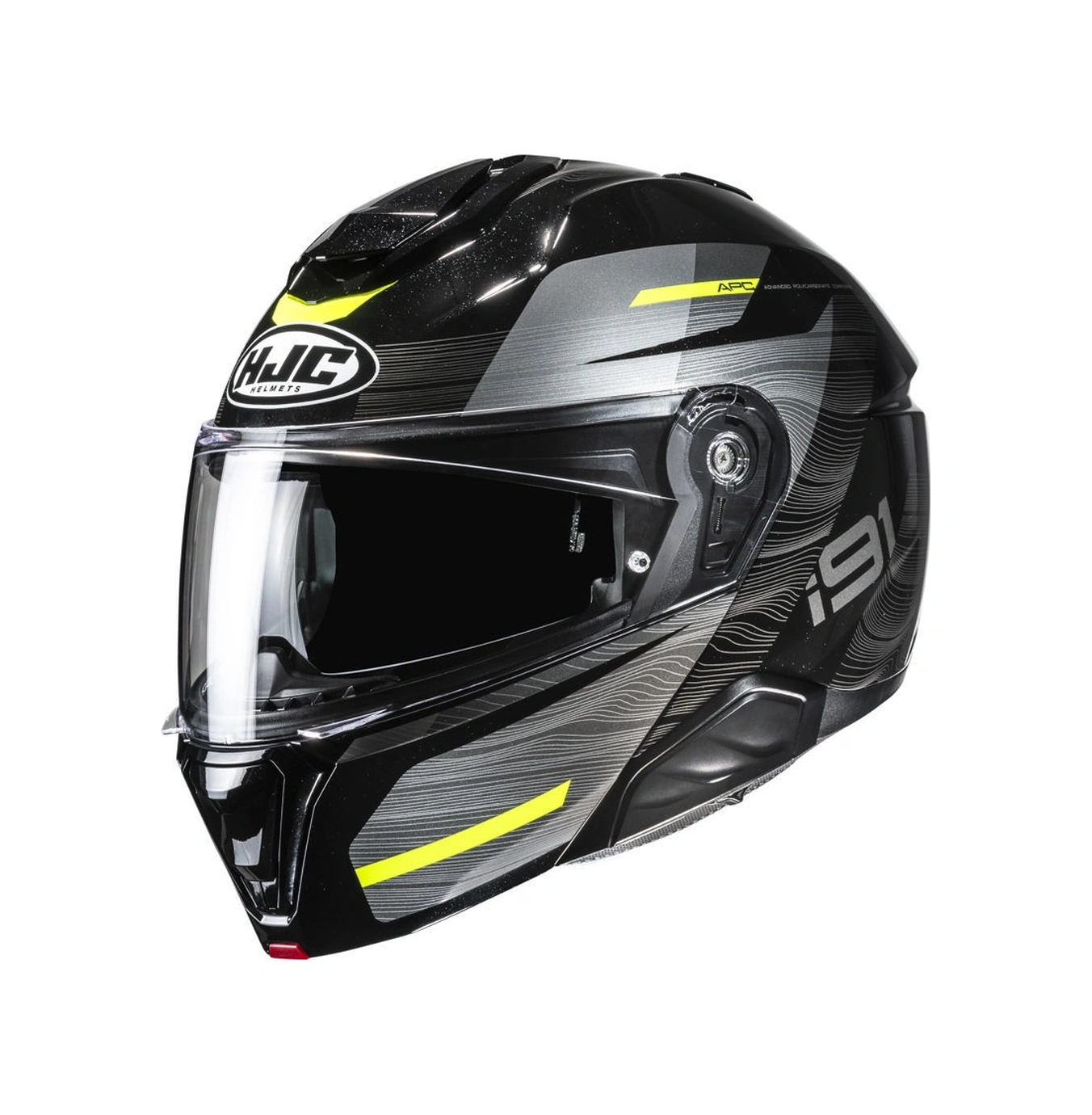 Hjc İ91 Dusk Mc3h Çene Açılır Motosiklet Kaskı Gri Neon Sarı Hjc İ91 Dusk Mc3h Çene Açılır Motosiklet Kaskı Gri Neon Sarı