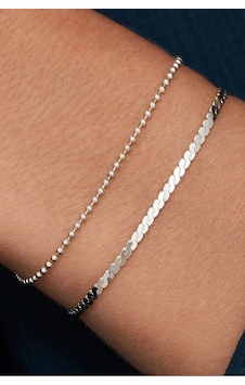 Azuris Silver 925k Gümüş Serpantin Ve Toplu Zincir Bileklik Gümüş Azuris Silver 925k Gümüş Serpantin Ve Toplu Zincir Bileklik Gümüş