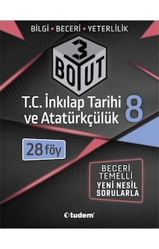 8 Sınıf Inkilap Tarihi 3 Boyut Soru Bankası Tudem Yayınları 8 Sınıf Inkilap Tarihi 3 Boyut Soru Bankası Tudem Yayınları