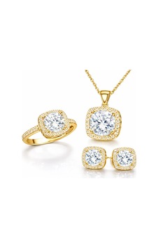 Gümüş Gold Kare Montür Kadın Set Gümüş Gold Kare Montür Kadın Set