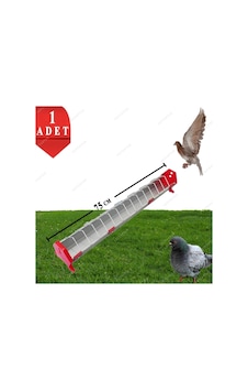 Güvercin Yemlik Keklik Tavuk Yemliği 75 Cm 1 Adet Metal Yemlik Hindi Kaz Ördek Civciv Yav