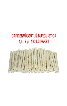 Gardenmix 4,5-5g Sütlü Burgu Stick 100 Lü Paket Gardenmix 4,5-5g Sütlü Burgu Stick 100 Lü Paket