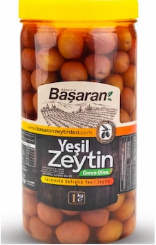 Başaran Alyanak Çizik Yeşil Zeytin 1 KG Başaran Alyanak Çizik Yeşil Zeytin 1 KG