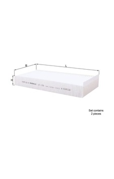 Mahle La1156- s Polen Filtresi Takımı Bmw F40 F44 F45 F46 F48 F39 . Mını F54 F55 F56 F57 F60 64316835405