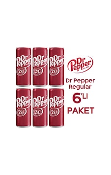 Dr Pepper Karışık Aromalı Gazlı İçecek 6 x 330 ML Dr Pepper Karışık Aromalı Gazlı İçecek 6 x 330 ML