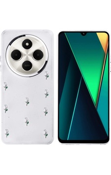 Xiaomi Redmi 14c 4g Kılıf Airbag Tasarımlı Simli Şeffaf Zore Kutup Kapak Xiaomi Redmi 14c 4g Kılıf Airbag Tasarımlı Simli Şeffaf Zore Kutup Kapak