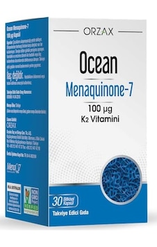 Orzax Ocean Vitamin K2 Mk-7 30 Hard Kapsül 2 Paketi Orzax Ocean Vitamin K2 Mk-7 30 Hard Kapsül 2 Paketi