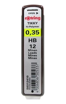 Rotring Min Hi-Polymer Uç Hb 0.35 MM S0312410 Rotring Min Hi-Polymer Uç Hb 0.35 MM S0312410