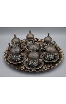 Elmas Sultan Bakır Kahve Fincan Takımı Diğer Elmas Sultan Bakır Kahve Fincan Takımı Diğer
