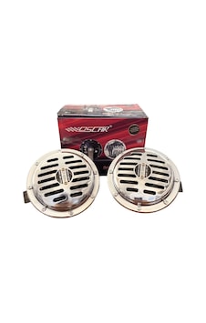 Oscar 12V Korna Süpertone Hella Tip Paslanmaz Kromaj Kaplama 130 mm Üniversal 2'li Set OSN-0410 Oscar 12V Korna Süpertone Hella Tip Paslanmaz Kromaj Kaplama 130 mm Üniversal 2'li Set OSN-0410