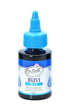 Dr. Gusto Likit Sıvı Gıda Boyası Mavi 60 G Dr. Gusto Likit Sıvı Gıda Boyası Mavi 60 G