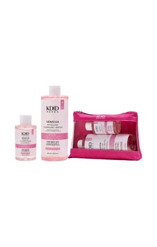 Kdid Miceller Water For Sensitive Skin Makyaj Temizleme Suyu Seti Hassas Ciltler Sensiva 400+100 Ml - Pembe