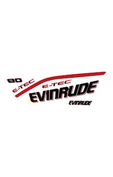 Evinrude Eski Kasa Tekne Sticker Evinrude Eski Kasa Tekne Sticker