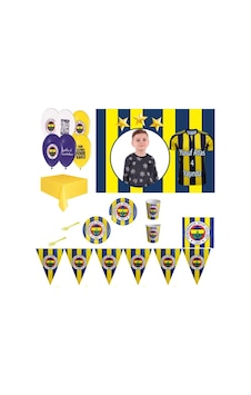 Afiş Hediyeli Fenerbahçe Doğum Günü Süsleri Parti Seti 8 Kişilik Afiş Hediyeli Fenerbahçe Doğum Günü Süsleri Parti Seti 8 Kişilik