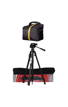 Deyatech 147Cm Dslr Ve Çep Telefonu Tripodu + Dslr Çanta Deyatech 147Cm Dslr Ve Çep Telefonu Tripodu + Dslr Çanta