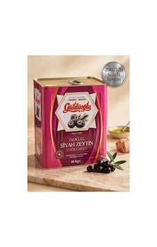 Yağlı Sele Siyah Zeytin 10 Kg Teneke Kutu 290-320 Kalibre Orta Boy Yağlı Sele Siyah Zeytin 10 Kg Teneke Kutu 290-320 Kalibre Orta Boy