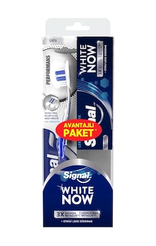 White Now Diş Macunu Lekesiz Temizlik 50 Ml. + Signal Performans Diş Fırçası Orta White Now Diş Macunu Lekesiz Temizlik 50 Ml. + Signal Performans Diş Fırçası Orta