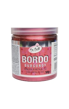 Toz Sim Metalik Dr. Gusto 50 Gr Bordo Toz Sim Metalik Dr. Gusto 50 Gr Bordo