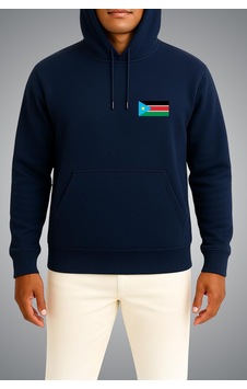 Bahriyeli Collection Kapüşonlu Güney Sudan Bayrağı Cep Baskılı Unisex Sweatshirt Lacivert Bahriyeli Collection Kapüşonlu Güney Sudan Bayrağı Cep Baskılı Unisex Sweatshirt Lacivert