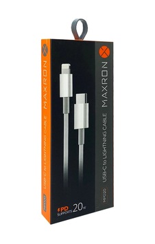 Maxron MPD20 Pd 20W Type C to Lightning - Lightning to Type C Şarj Kablosu 1 M