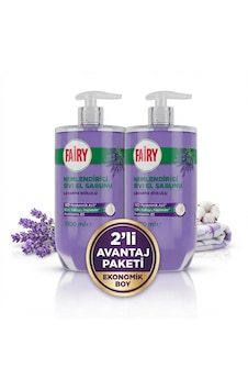 Fairy Sıvı El Sabunu Lavanta 2x1000 Ml