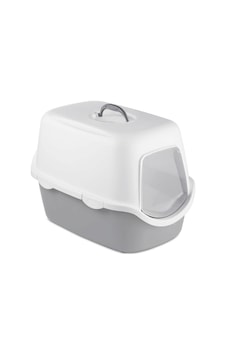 Stefanplast Cathy Beyaz/gri Kedi Tuvaleti 56x40x40cm P276 Stefanplast Cathy Beyaz/gri Kedi Tuvaleti 56x40x40cm P276