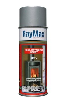 Raymax Isıya Dayanıklı Sprey Boya Gri 400Ml