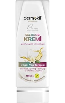 Dermokil Vegan İpeksi Yumuşaklık ve Parlak Saçlar için Saç Kremi 400 ML