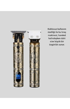 Kablosuz - 301 - Şarjlı Profesyonel Tıraş Makinesi 1800 Mah - Csmo-tex - Lityum Pil Kablosuz - 301 - Şarjlı Profesyonel Tıraş Makinesi 1800 Mah - Csmo-tex - Lityum Pil