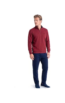 Pierre Cardin 6116 Erkek Uzun Kollu Quarter Zip Eşofman Takımı-bordo Pierre Cardin 6116 Erkek Uzun Kollu Quarter Zip Eşofman Takımı-bordo