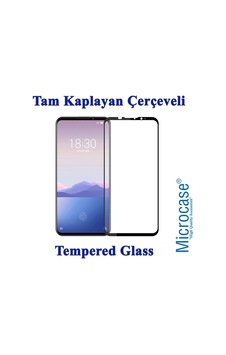 Microcase Meizu 16Xs Tam Kaplayan Çerçeveli Tempered Cam Siyah Microcase Meizu 16Xs Tam Kaplayan Çerçeveli Tempered Cam Siyah
