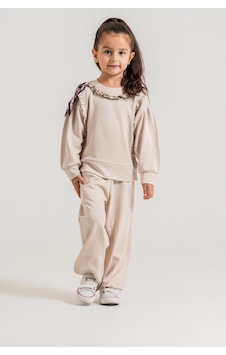 Harby Kids Zincir Fularlı Kız İkili Takım 3-10 Yaş -ba467898522 - Bej Harby Kids Zincir Fularlı Kız İkili Takım 3-10 Yaş -ba467898522 - Bej