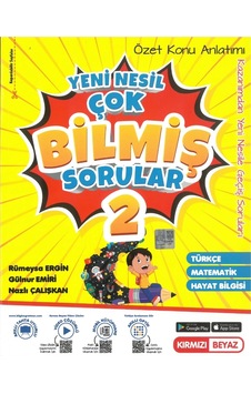 2. Sınıf Tüm Dersler Yeni Nesil Çok Bilmiş Sorular -  Kırmızı Beyaz Yayınları