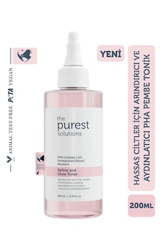 The Purest Solutions Hassas Ciltler İçin Arındırıcı Ve Aydınlatıcı Tonik 200 ML The Purest Solutions Hassas Ciltler İçin Arındırıcı Ve Aydınlatıcı Tonik 200 ML