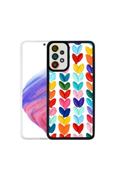 Zore Galaxy A13 4g Kılıf Ogaa M-fit Desenli Kapak - Heart No6 Zore Galaxy A13 4g Kılıf Ogaa M-fit Desenli Kapak - Heart No6