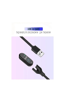 Yeni Nesil Akıllı Saat Özellikli Akıllı Bileklik Band Renkli Ekran Siyah - 51120465 Yeni Nesil Akıllı Saat Özellikli Akıllı Bileklik Band Renkli Ekran Siyah - 51120465